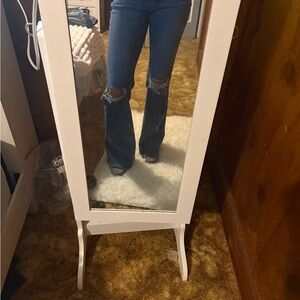 American eagle super high rise flare